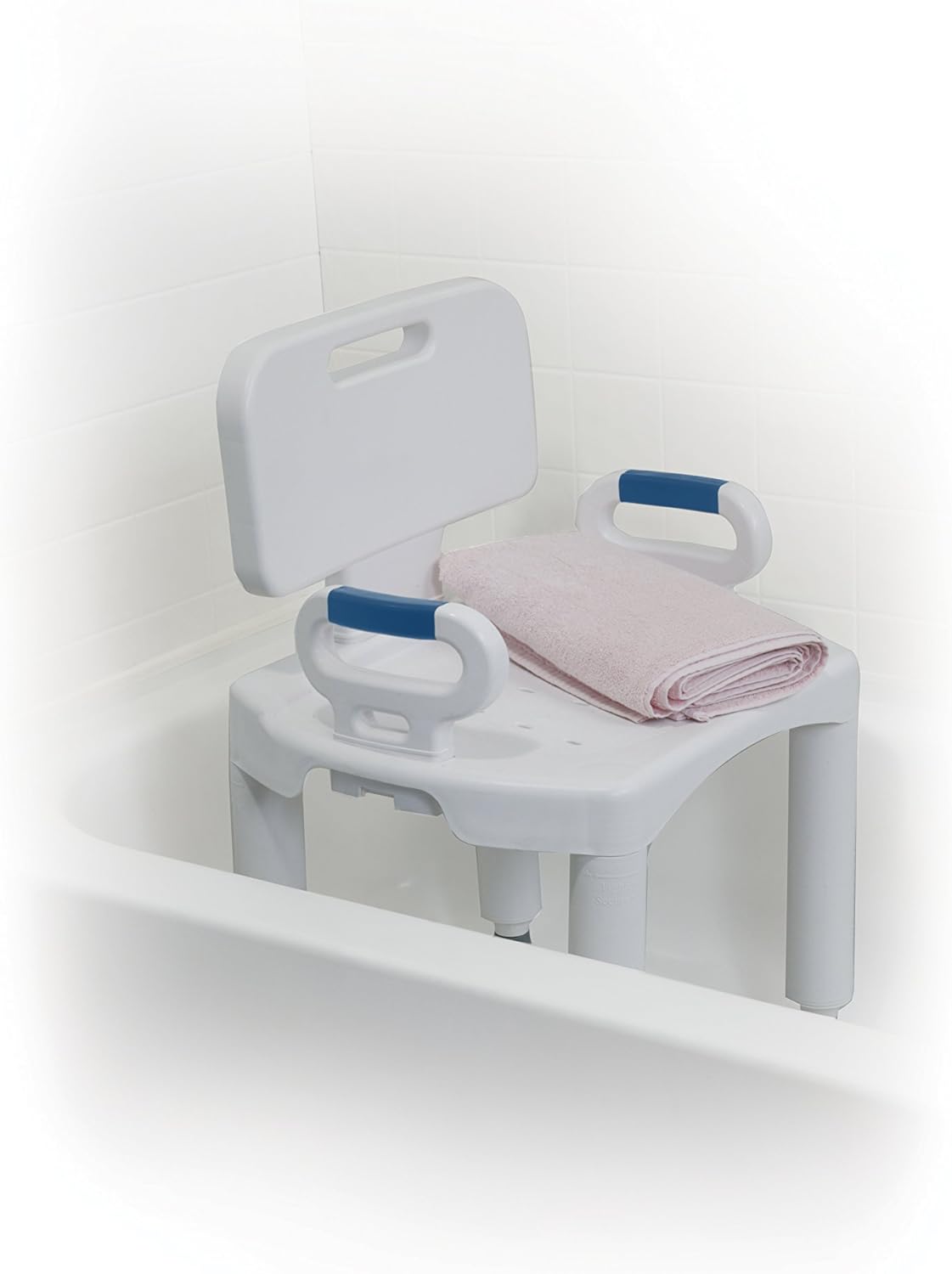 Drive Medical Premium Series Shower Chair with Back and Arms
