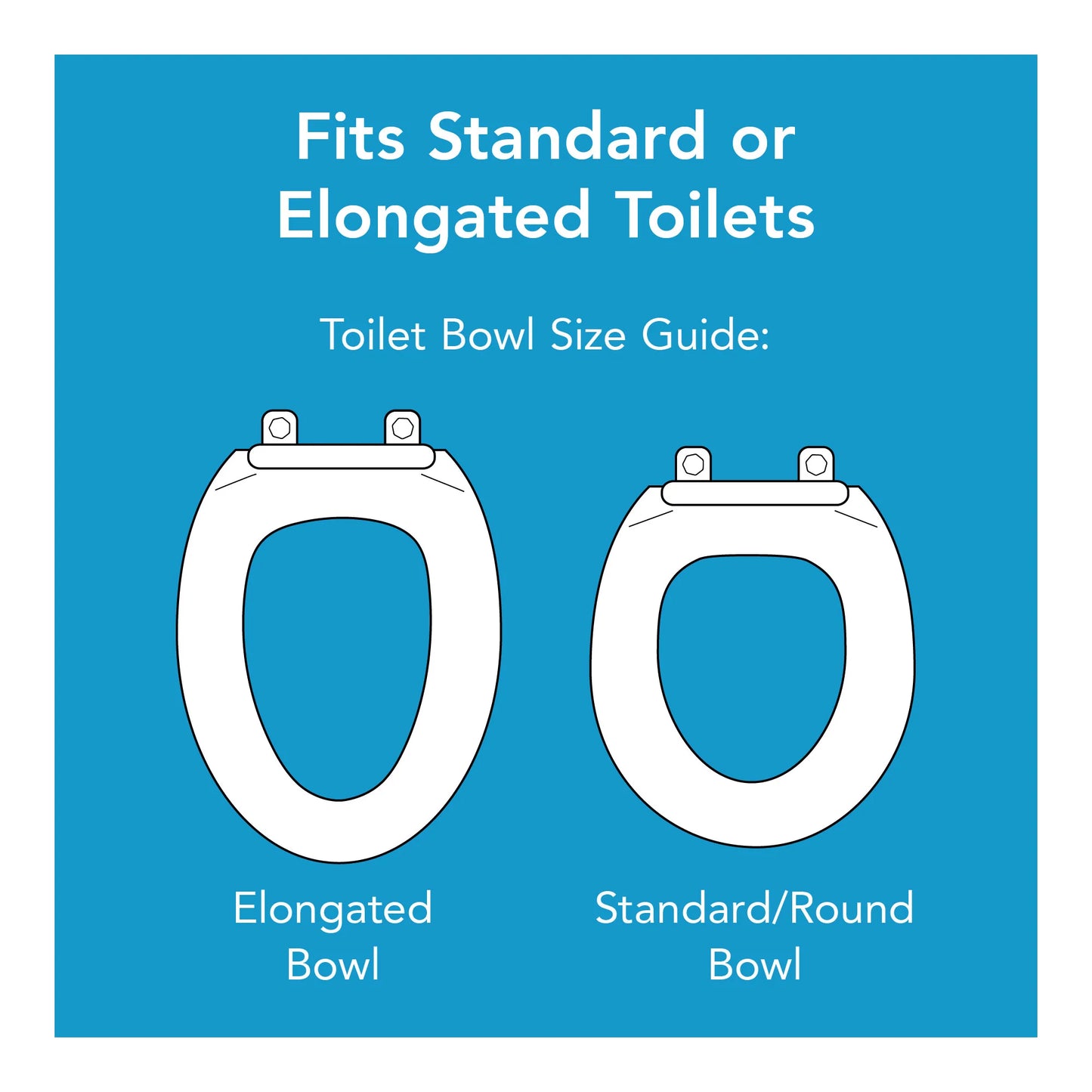 Carex Quick-Lock Raised Toilet Seat - 4 Inch Height