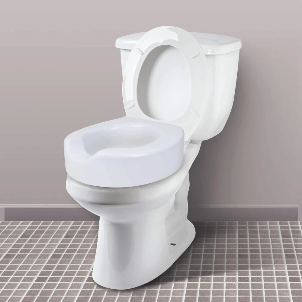 Carex Quick-Lock Raised Toilet Seat - 4 Inch Height